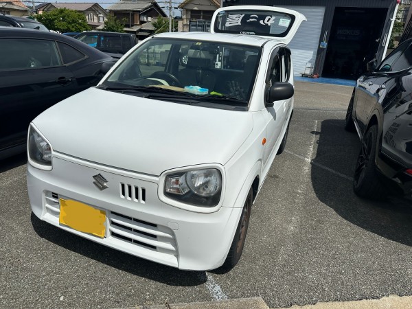 かご屋様アルト車検預かりです！